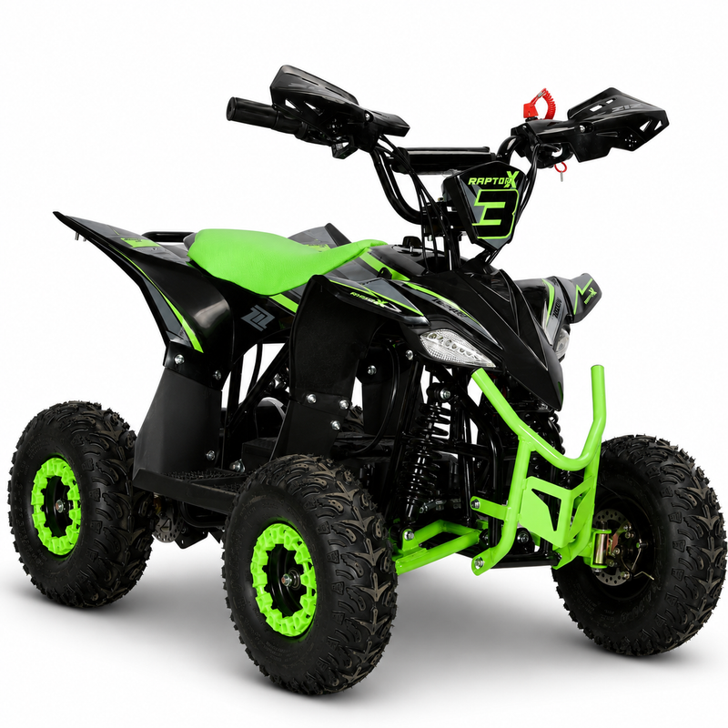 Mini Quad Eléctrico 1200W 48V NEON.Racing Raptor XL